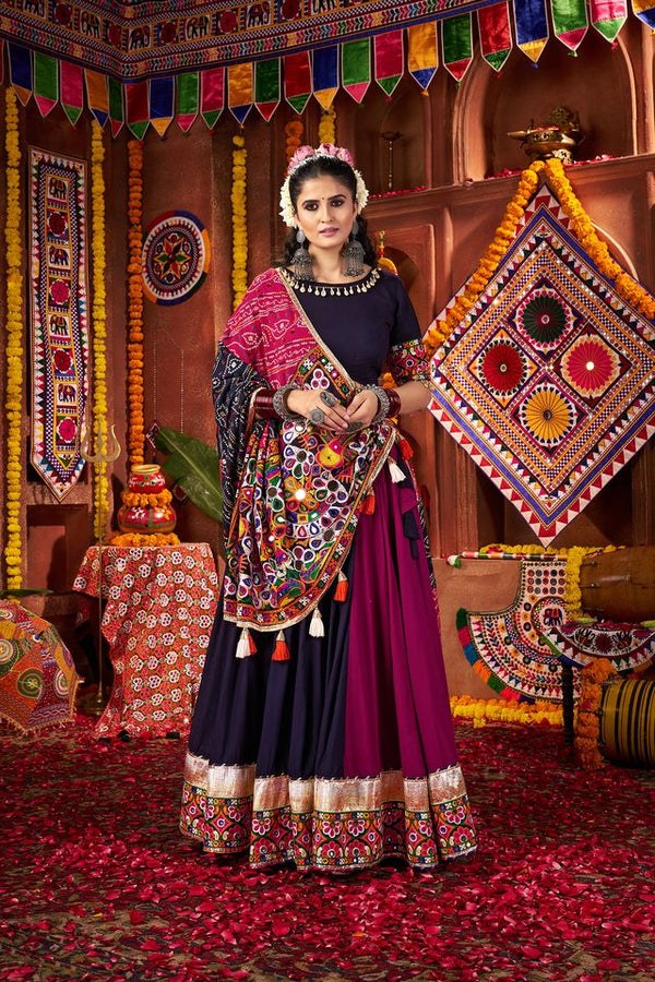 Multi Color Viscose Cotton Navratri Chaniya Choli collection